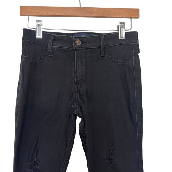 Hollister Black Mid Rise Jean Legging Jeans Sz 26 - Picture 4 of 5